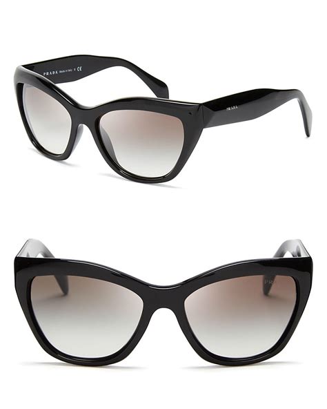 prada polarized sunglass|prada 56mm cat eye sunglasses.